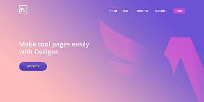 Amol Design Landing Page! adobe photoshop cc creative design designs landing page landing page design logo