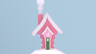 Whoville House 3d 3dmodel blender3d cute lowpoly seuss whoville