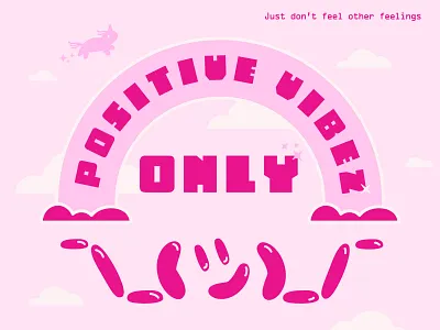 Don't meh positive vibes shrug unicorn