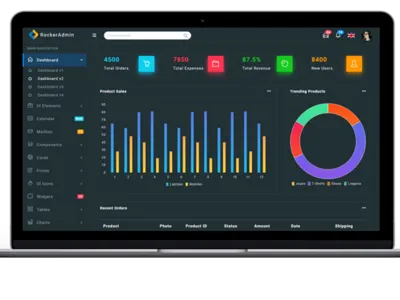 Rocker - Bootstrap 4 Admin Dashboard Template admin admin dashboard admin panel admin template bootstrap 4 admin bootstrap dashboard dashboard dashboard panel dashboard template responsive responsive admin web application