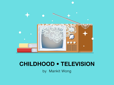 Childhood&Television book childhood illustration machine television tv