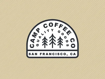 Camp Coffee Patch brand outdoor patch