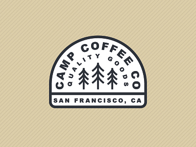 Camp Coffee Patch brand outdoor patch