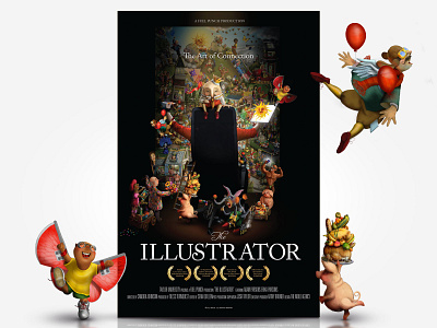 "The Illustrator" - Movie Poster adamparsonsart adobe illustrator adobe indesign adobe photoshop digital art digital artist digital illustration illustration indesign ipad pro movie art movie poster photoshop procreate procreate app