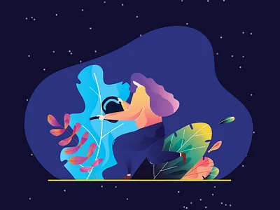 Watering the Garden illustration