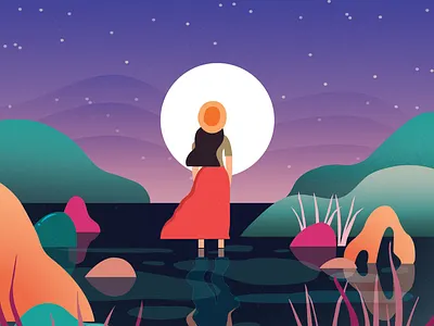 Loneliness illustration