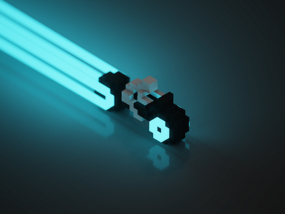 Light bike 3d 3d art 3d model 3d render design futuristic lighting magica voxel magicavoxel minimalist movie art scifi tron voxel voxel art
