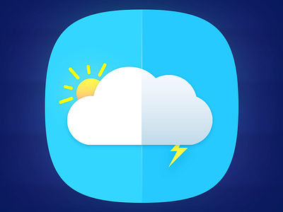 Weather app icon icon ui 应用 设计