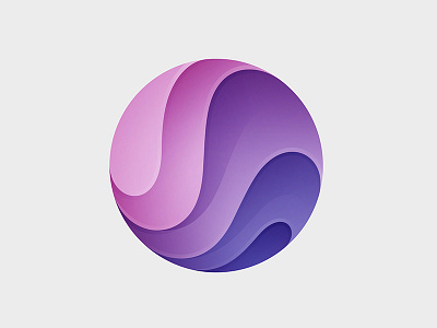 Logo Exploration balance ball circle dynamic flow futuristic global globe logo modern net pearl planet purple simple space sphere symbol yp © yoga perdana