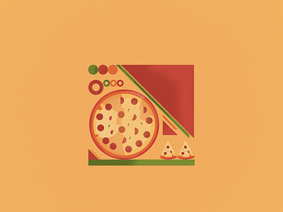 Illustration pizza abstract abstract art abstract colors abstract design abstract poster abstractart art design draw dribbbble flat illustration illustrator minimal photoshop poster poster art vector vectorart