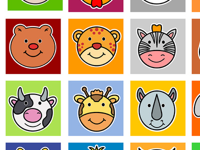 Cute Animals Bundle animal bundle illustrations vector