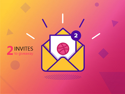 2 invitation Dribbble adobe photoshop design invitation