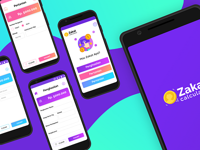 Zakat Calculator abstract app branding design flat graphic design icon illustration illustrator photoshop poster random shots trending typography ui uiux ux web design website