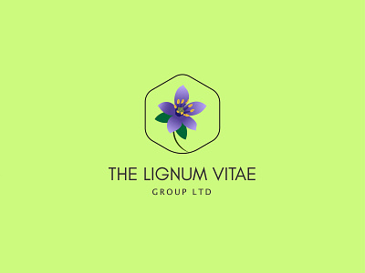 The Lignum Vitae logo app brand branding design dribbble first shot flat design flower graphic design icon identity illustration logo minimal the lignum vitae type typography ux vector web website