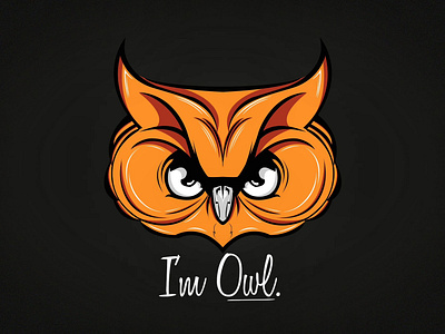 I'm Owl Logo Design | Photoshop + Illustrator branding colors design flat graphic design icon illustration illustrator inspiration logo owl photoshop portfolio vector