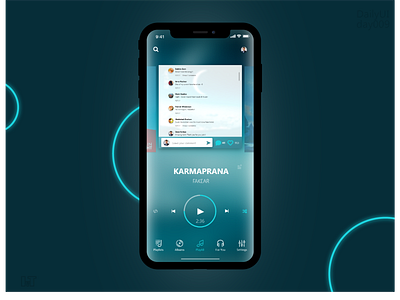 Music_Player app app concept app design day009 illustration ios ui ui design vector