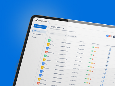 Dashboard for AI-Powered Compliance Auditing platform 2025 ai dashboard ai tool ai tool interface analytics backend compliance ai dashboard mockup dashboard ui interface ui modern dashboard modern ui user interface