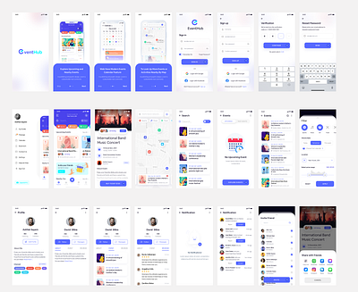 Event Booking App app event booking app graphic design saas ui ux