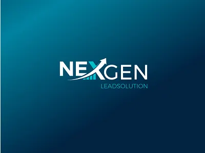 Business Lead Logo 3d business growth logo market modern tech x logo