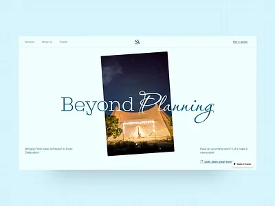 S.A Events – Bringing Your Celebrations to Life | Web Design agency animation client creative design event planning framer inspiration marketing micro interaction minimal modern parallax responsive seamless experience smooth typography uiux user interface web design website