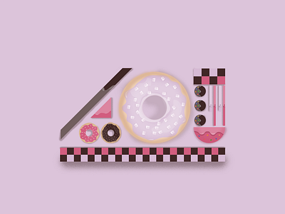 Illustration donuts abstract abstract art animation art design donuts draw dribbbble flat food illustration illustrator minimal photoshop vector vectorart