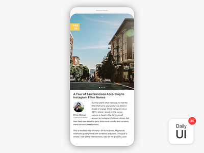 035 Blog Post blog challenge daily ui daily ui challenge day 35