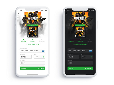 Daily Ui #002 - Checkout app daily 100 daily challange design mobile ui ux