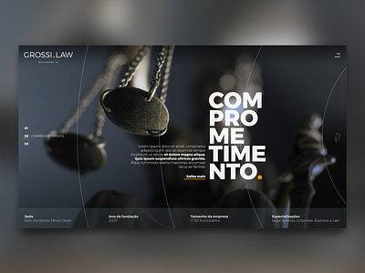 GROSSI.LAW design desktop homepage law lawfirm layout web