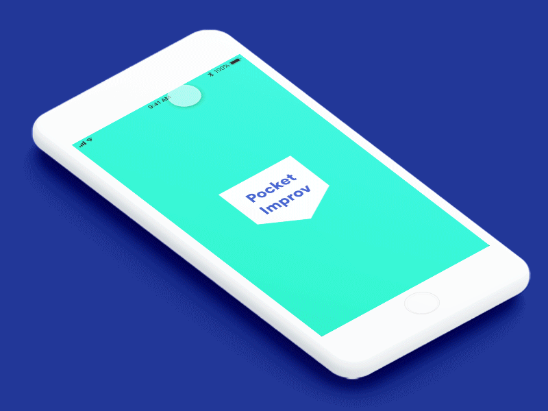 Pocket Improv Mobile App Design animation interaction design mobile app mobile app design mobile app development reactnative ui uidesign uiux ux