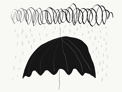 Umbrella for sale illustration t shirt umbrella