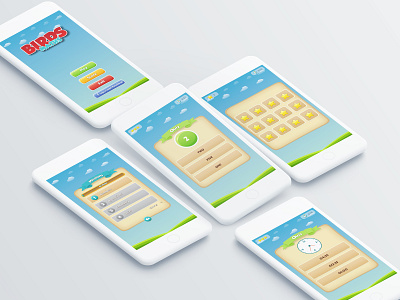 UI Game Quiz android game iphone mobile ui ux