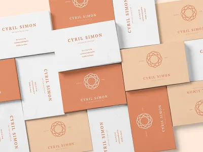 Cyril Simon | Brand identity [2/3] brand branding design identity jeweler jewelry jewelry logo logo logotype mockup visual