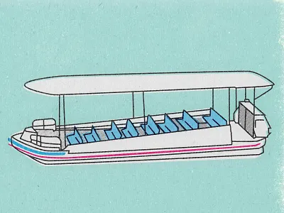 Jaws Ride Vehicle attractions design graphic art graphic design halftone illustration jaws jaws ride matchbook midcentury retro retrosupply ride vehicle texture theme parks universal universal studios vector vintage vintage inspired