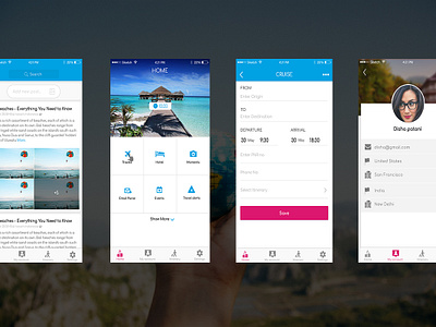 Travels design ui
