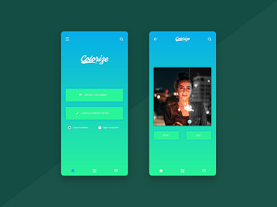 Colorize App Landing Page apple design colorful design colorize dashboard dashboard design gradient landing page ui ux ui ux design ui.