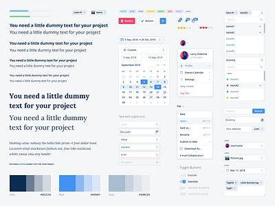 Styleguide components dashboard design styleguide typography ui ui elements ux web