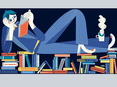 Quartz at Work book branding careering character design color combination design editoral employee employer illo illustrated illustration illustrator interface magazine quartz ui user experience web illustration work