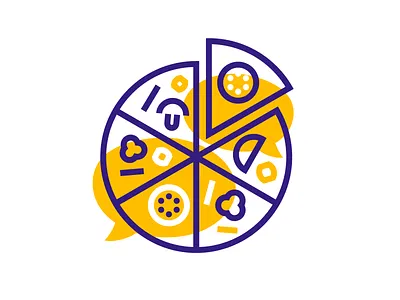 Pizza icon cheese icon mushrooms paprika pictogram pizza salami