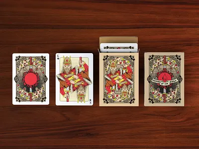Summari Playing Cards 2 character illustrator iyce king iyceking japanese law ngcobo lawngcobo playing cards samurai sun tzu the art of war