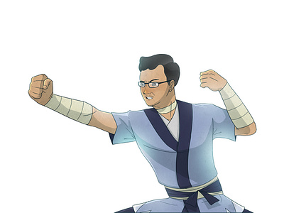 Water Bender avatar aang illustration water bender