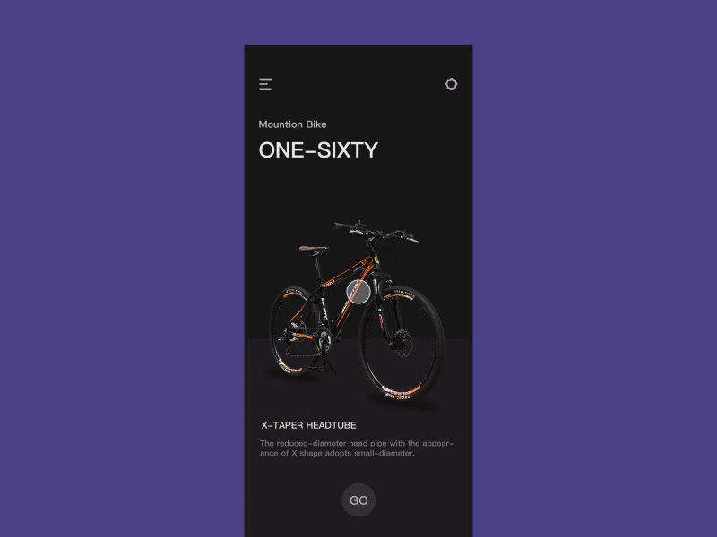 Deliberate practice 3d bike dark map ui