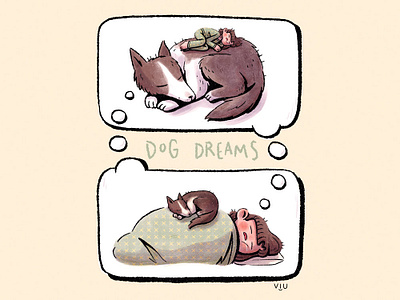 ✨Dog Dreams✨ art direction children children book children book illustration children illustration dog illustration illustration illustration design kidlitart