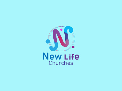 New life branding design flat design graphic design icon icon app life new typography web