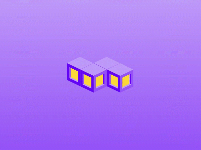 Loader Animation 3d adobexd animation design fake 3d gif isometric loader loop madewithadobexd motion ui ux