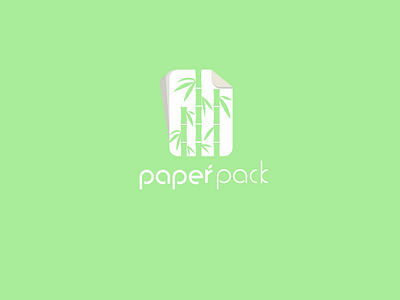 Paper Pack Logo bamboo branding dailylogo dailylogochallange design design art flat illustration logo logo a day logo art logo design logo design concept logochallenge logocollection logocore logotype recycle vector