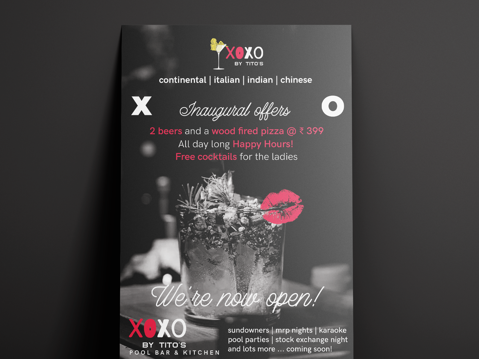 Example of XOXO by Tito's Flyer