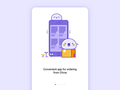 Onboarding delivery illustration onboarding onboarding screen ui