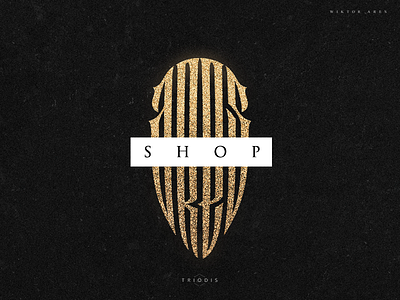 Ares shop clothing game high style lettering logo logotype music tshirt typography wiktor ares