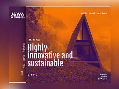 J&WA architectural design interface design uı design webdesign