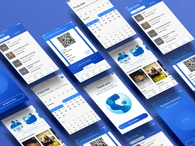 B24 App app app concept calendar ios ticket app ui ux